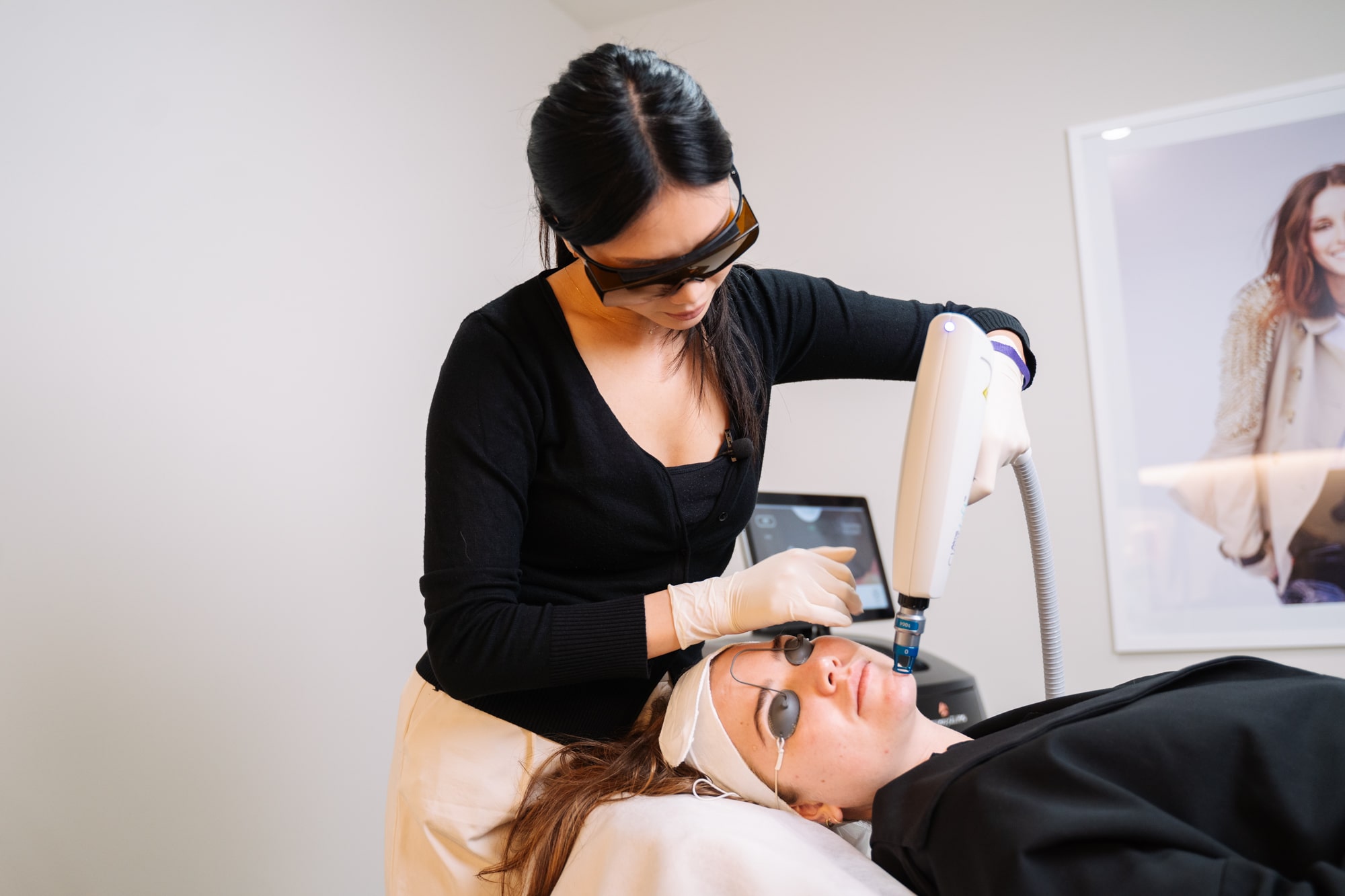 Laser therapy at Castle Hill cosmetic clinic