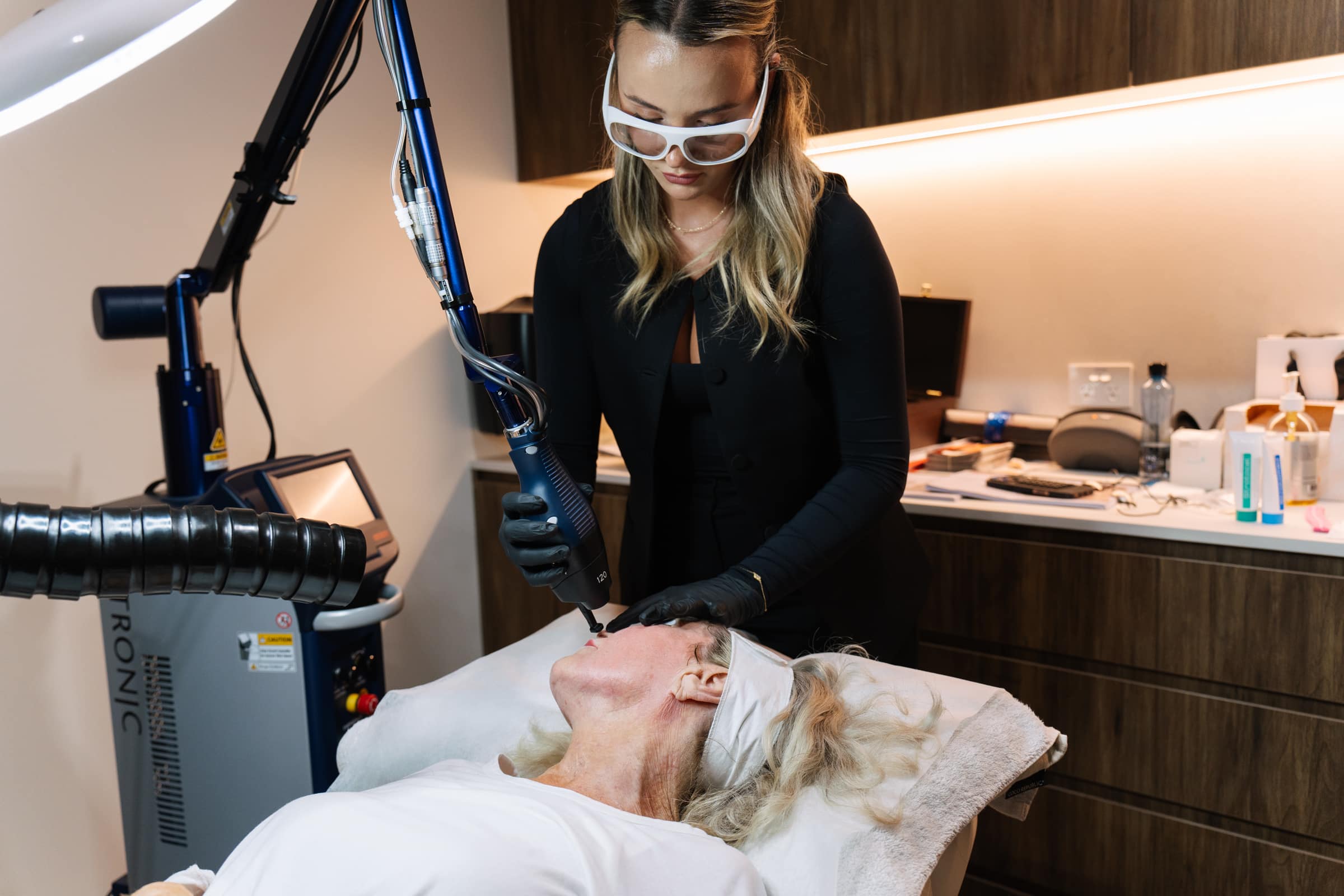 Laser treatment at Five Dock Cotnour Clinics cosmetic clinic