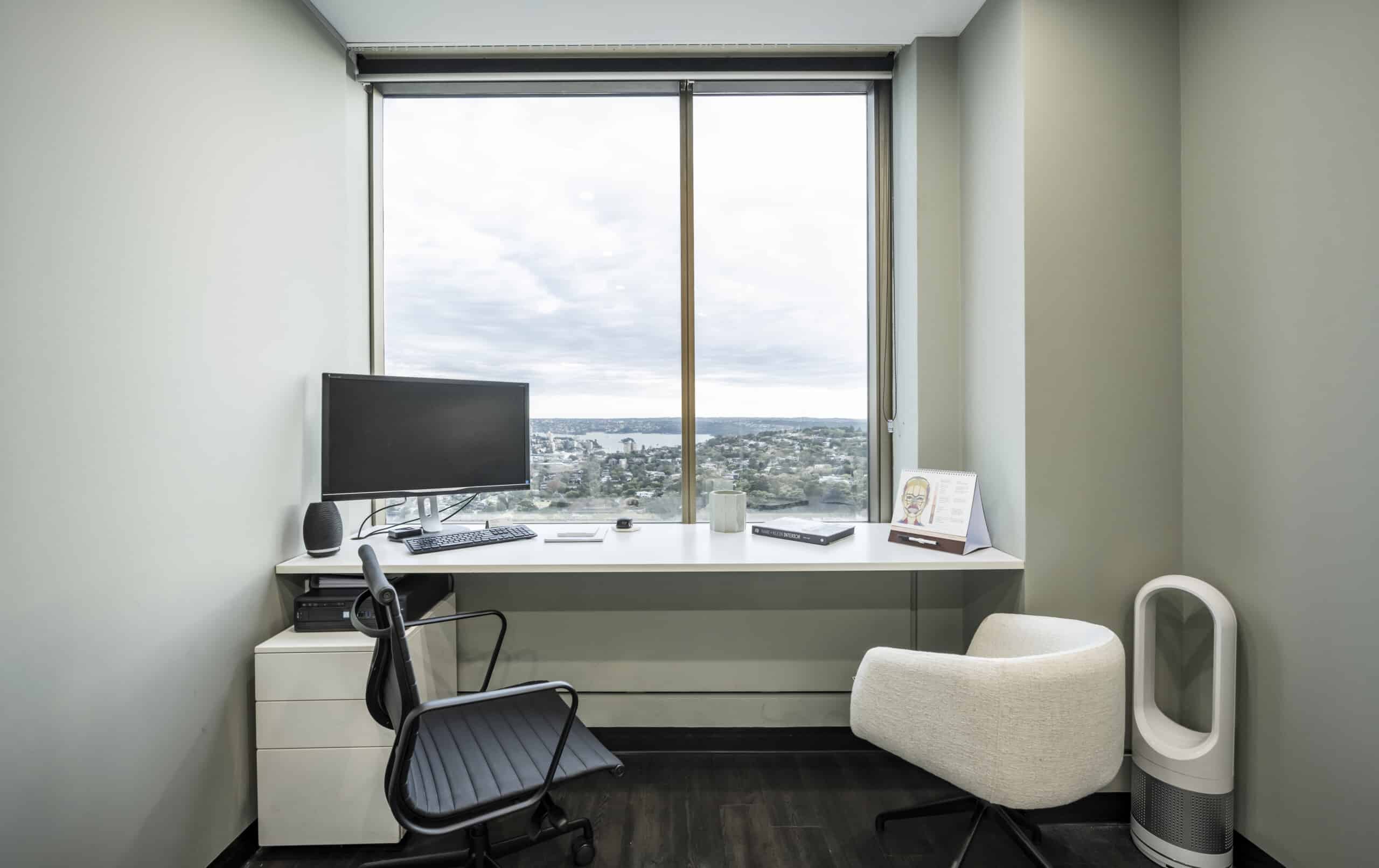 Contour consult office with big window